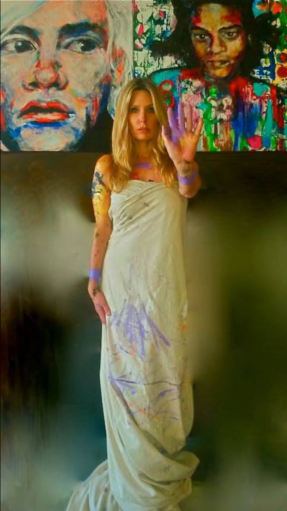 Kimberly McBride in studio